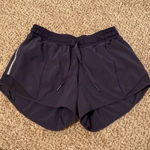 Navy blue lululemon shorts